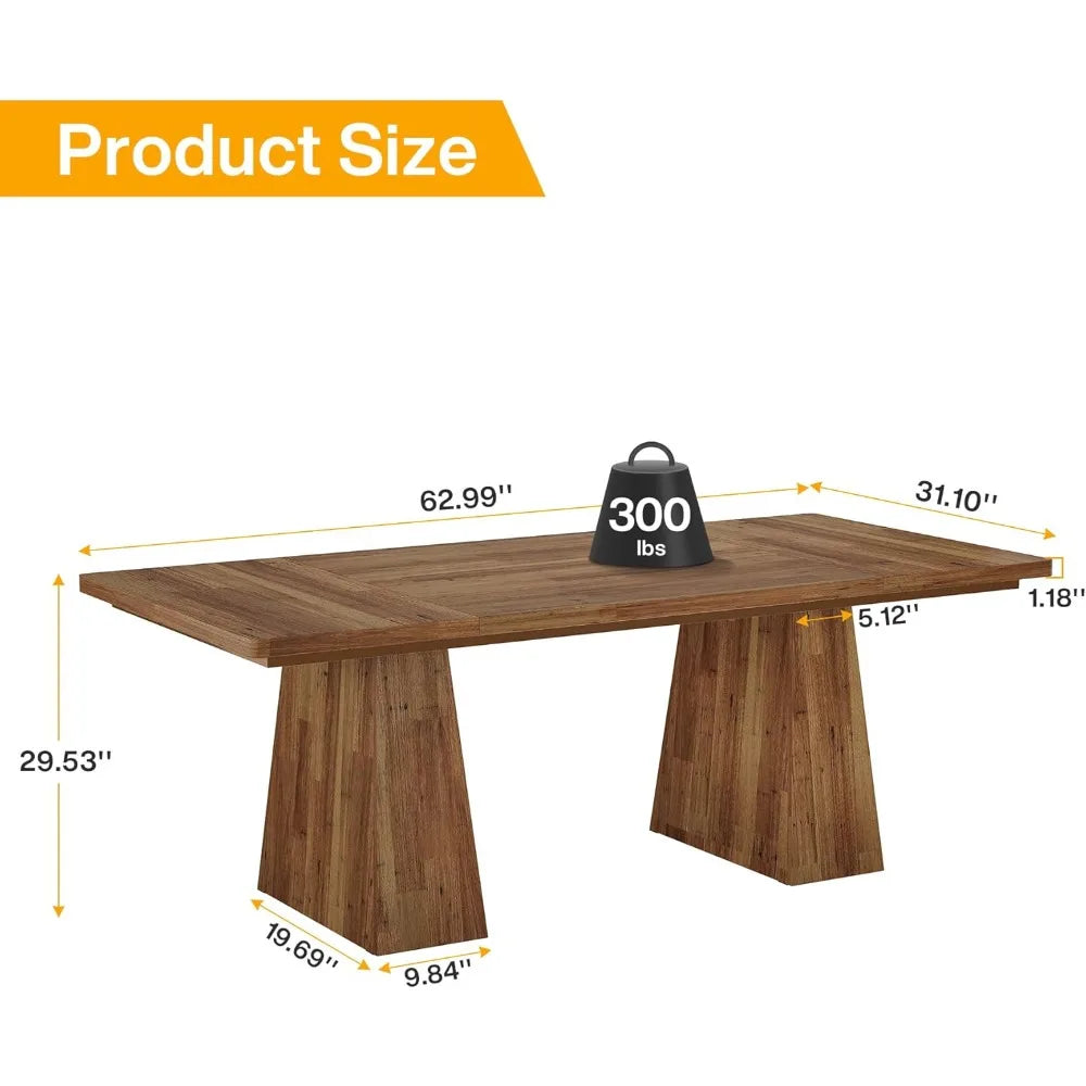 63 Inch Executive Desk Modern Office Computer Desk Workstation