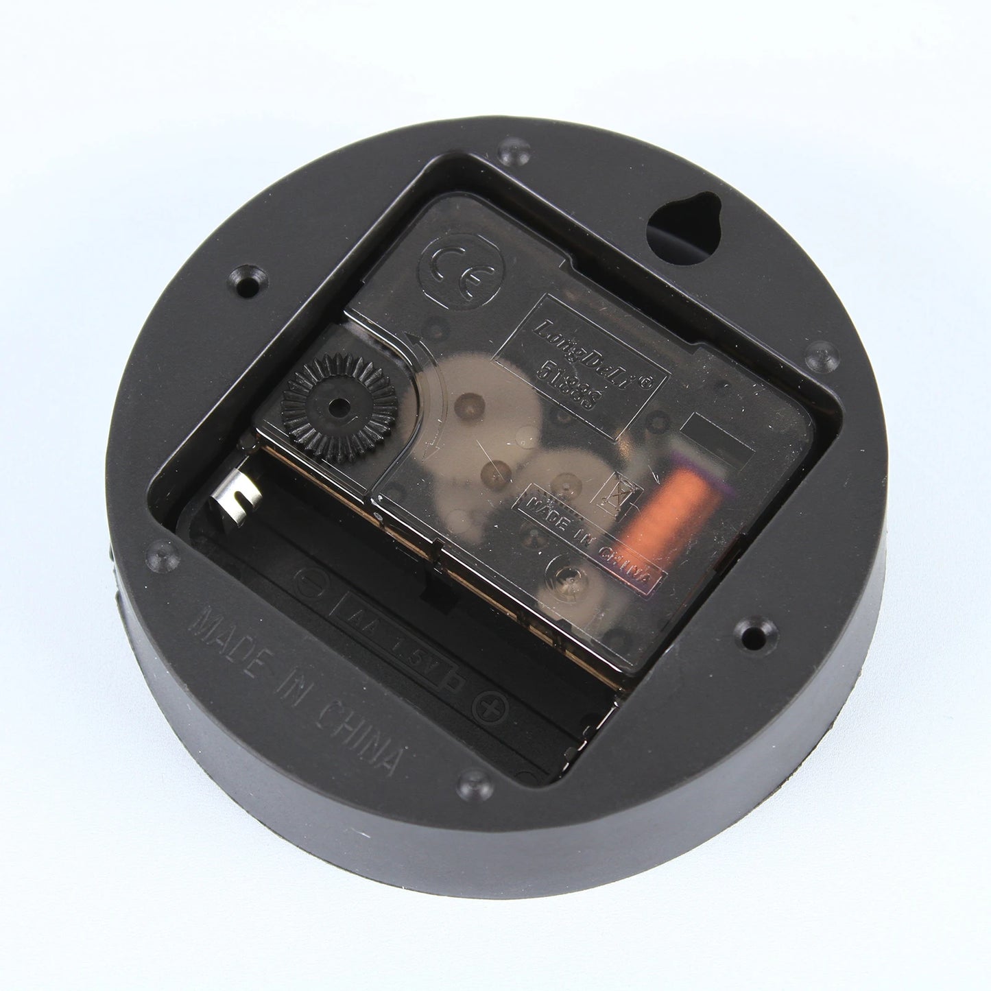 Ultra-Thin Round Tempered Glass Wall Clock Diamond Modern Home Decor