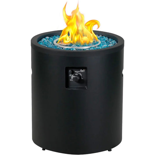 50000 BTU Propane Fire Pit Round Outdoor Fire Pit for Patio Garden Backyard