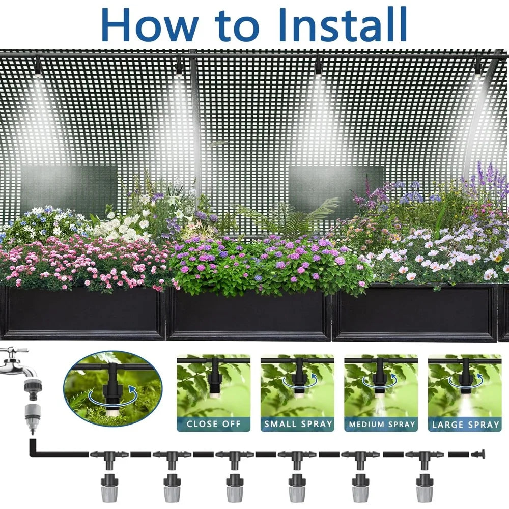 Heavy Duty Greenhouse Walk-in Outdoor Large Tunnel with Irrigation System
