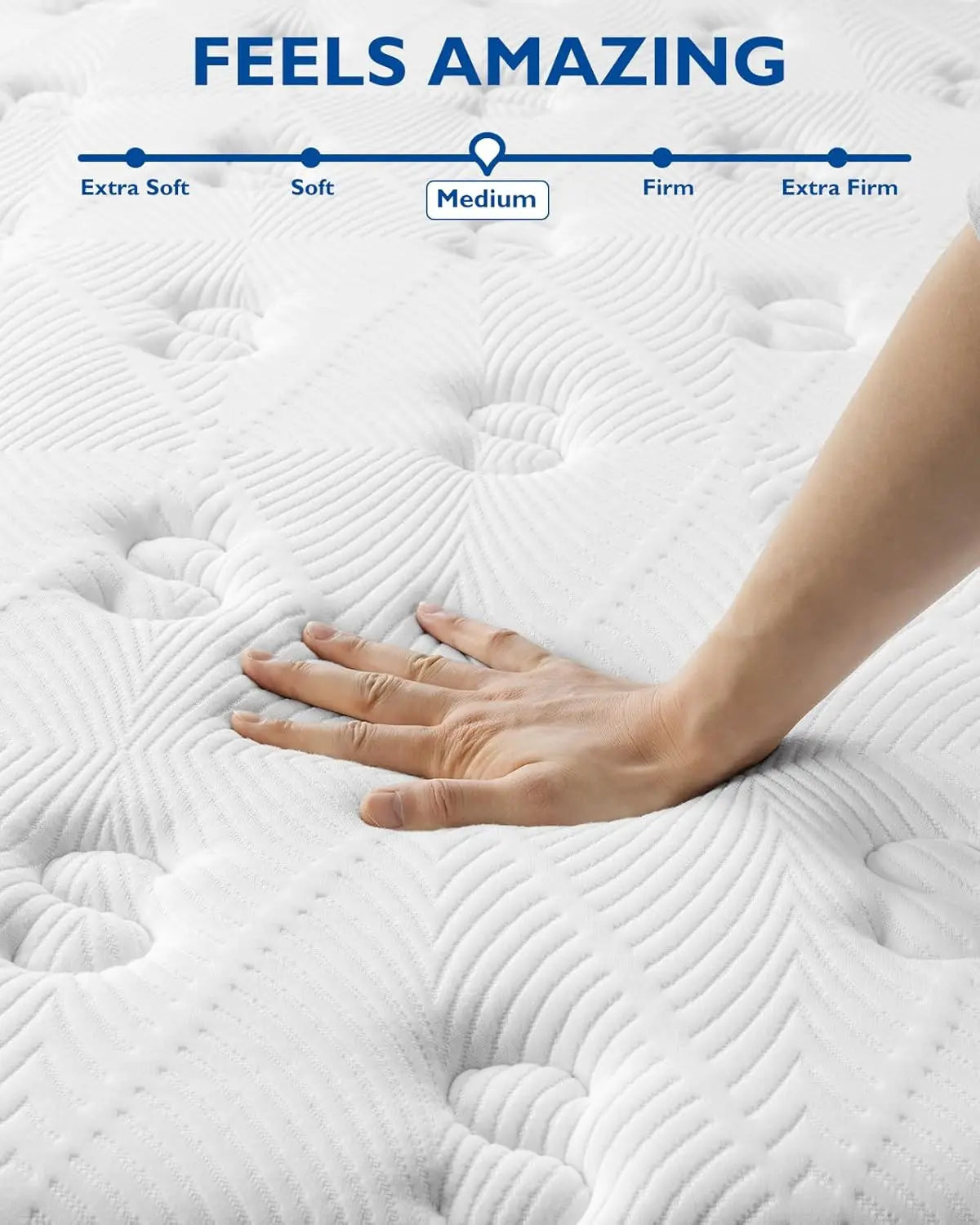 Ljustra Hybrid Mattress Full King Queen Size Gel Memory Foam Innerspring