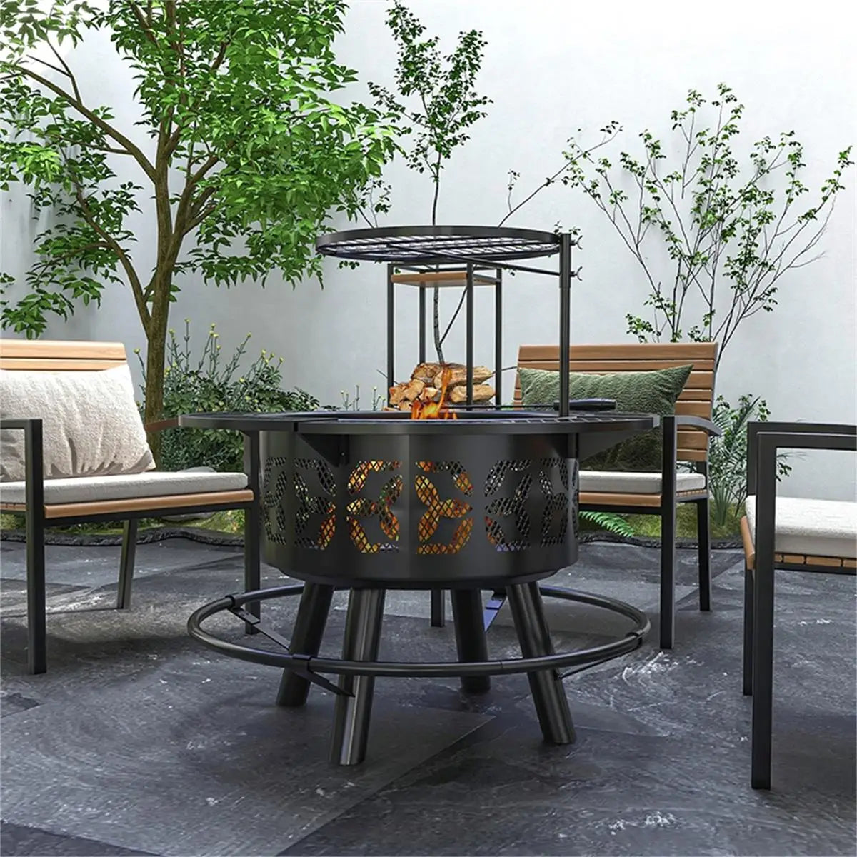 Portable Outdoor Fire Pit for Camping and Backyard Gatherings
