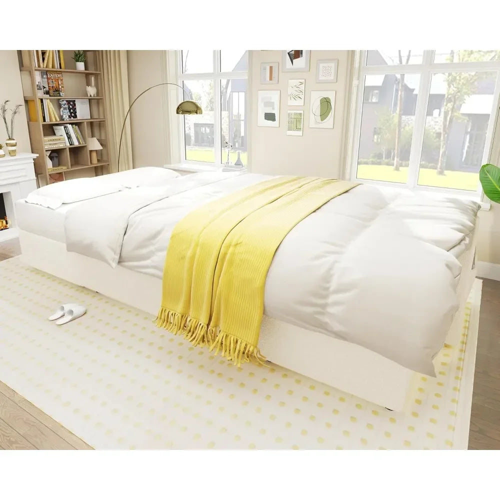 Ljustra 110" Oversized U-Shape Sleeper Sofa with Reversible Chaise & Storage