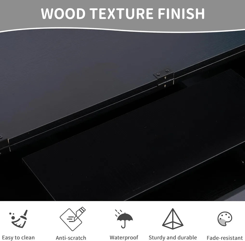 Multi-Functional Lift Top Coffee Table with Drawers and Hidden Storage