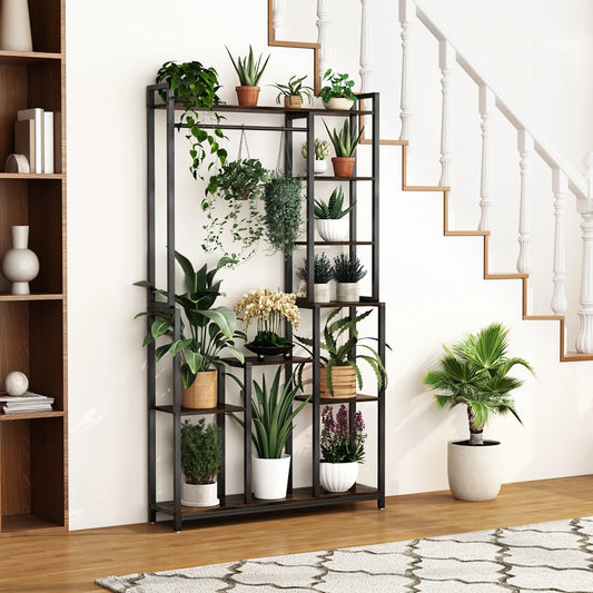 7 Tier Tall Plant Stand Ladder Shelf for Garden Balcony Living Room