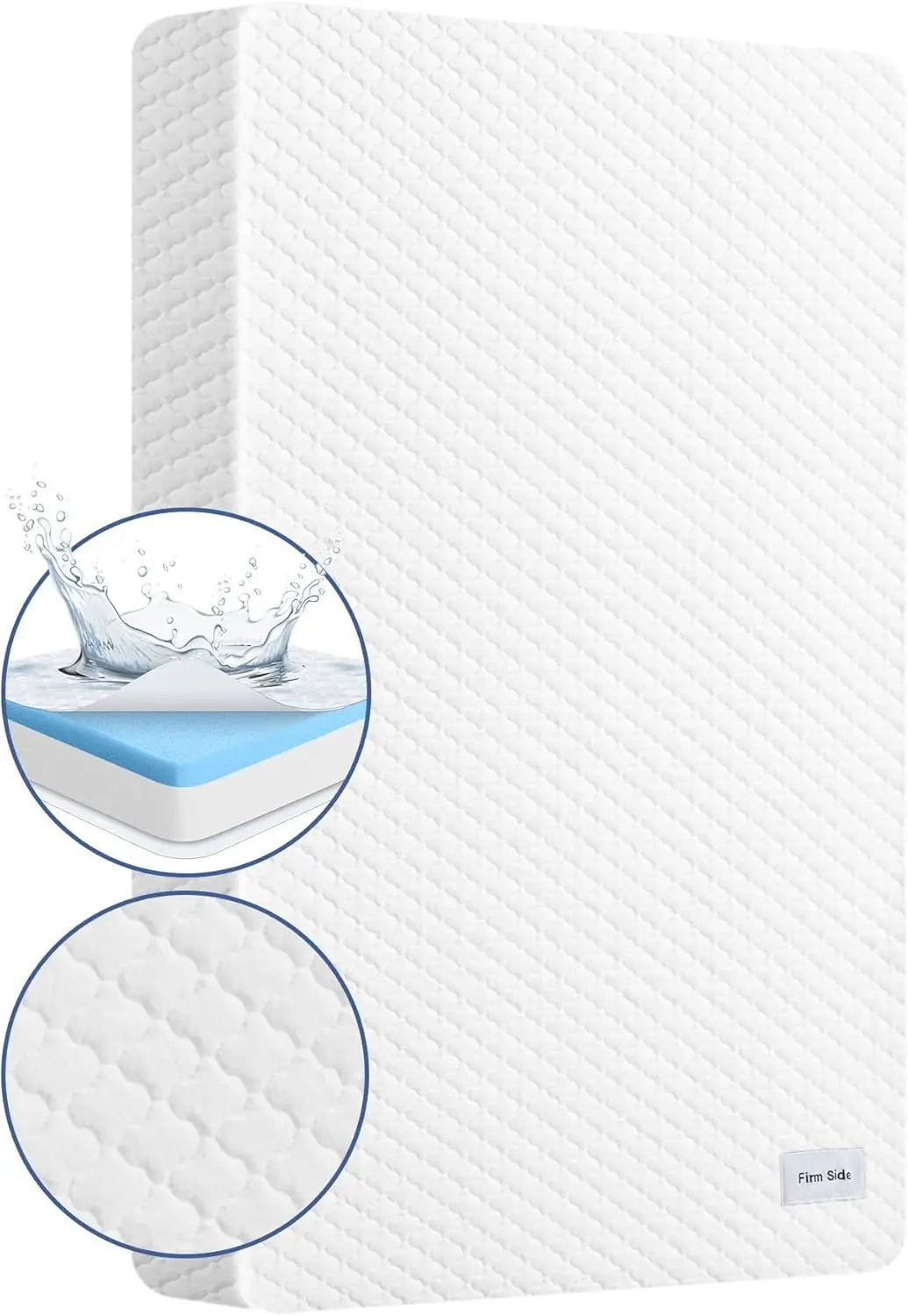 Ljustra Breathable Crib Mattress Toddler Bed Certified Foam Safe Comfort