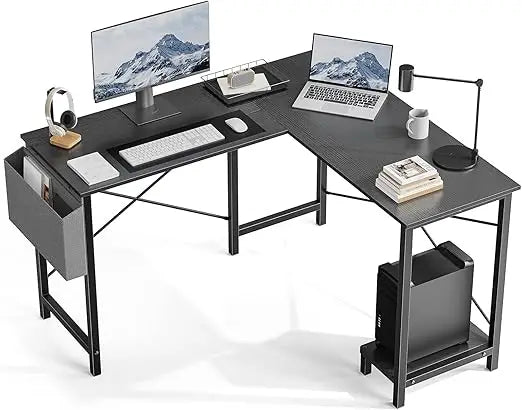 L Shaped Desk Gaming Corner Table 50 Inch Home Office PC Workstation