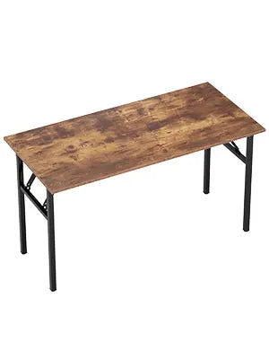 Ljustra 47 Inch Folding Computer Desk Office Desk BIFMA Certified Rustic Brown