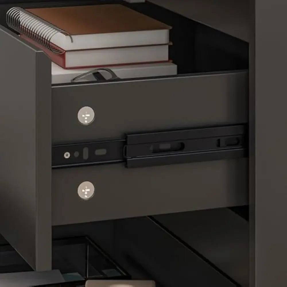 Modern 9 Drawer Dresser Large Wooden Storage Chest for Bedroom Organization