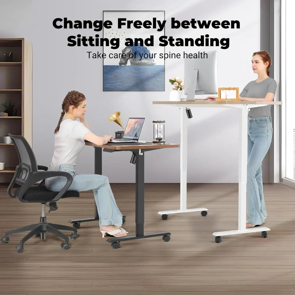 Electric Standing Desk 63x24 Adjustable Height Sit Stand Up Desk