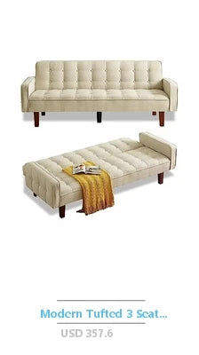 Modern L-Shape Sofa Sectional Couch with USB Port and Storage Ottoman