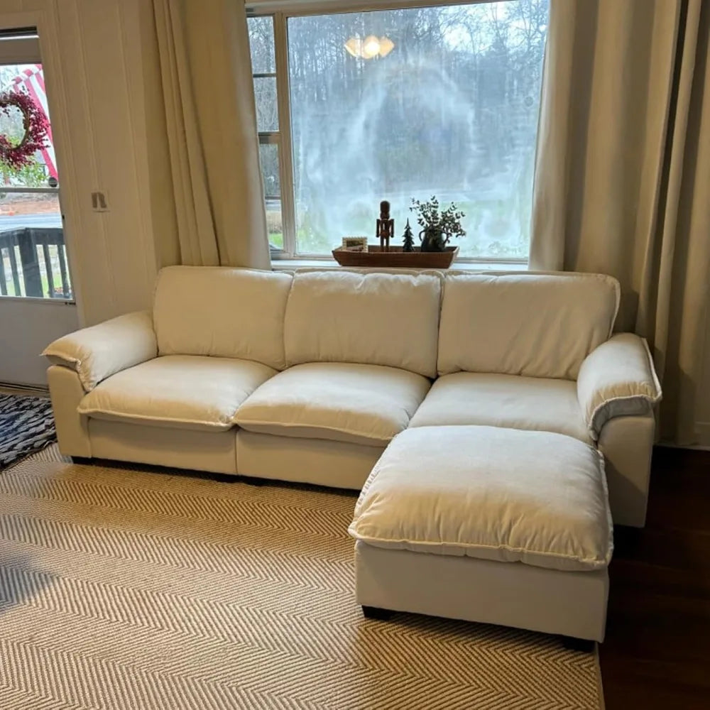 Ljustra Modular Sectional Sofa Deep Seat Reversible Chaise Couch