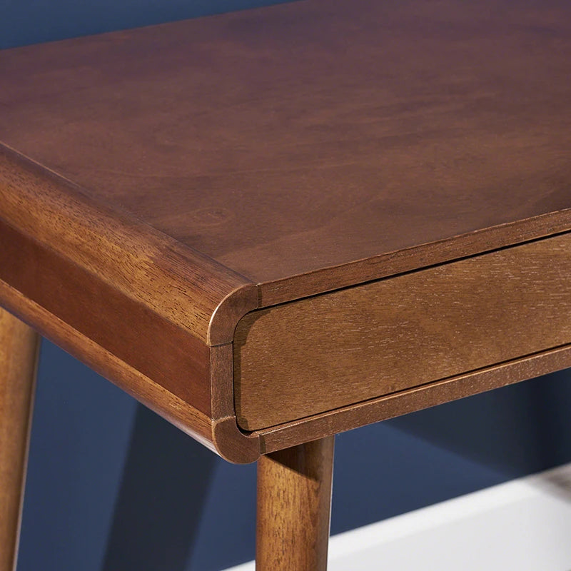 Home Office Vintage Desk Solid Wood Writing Desk Mid Century Style