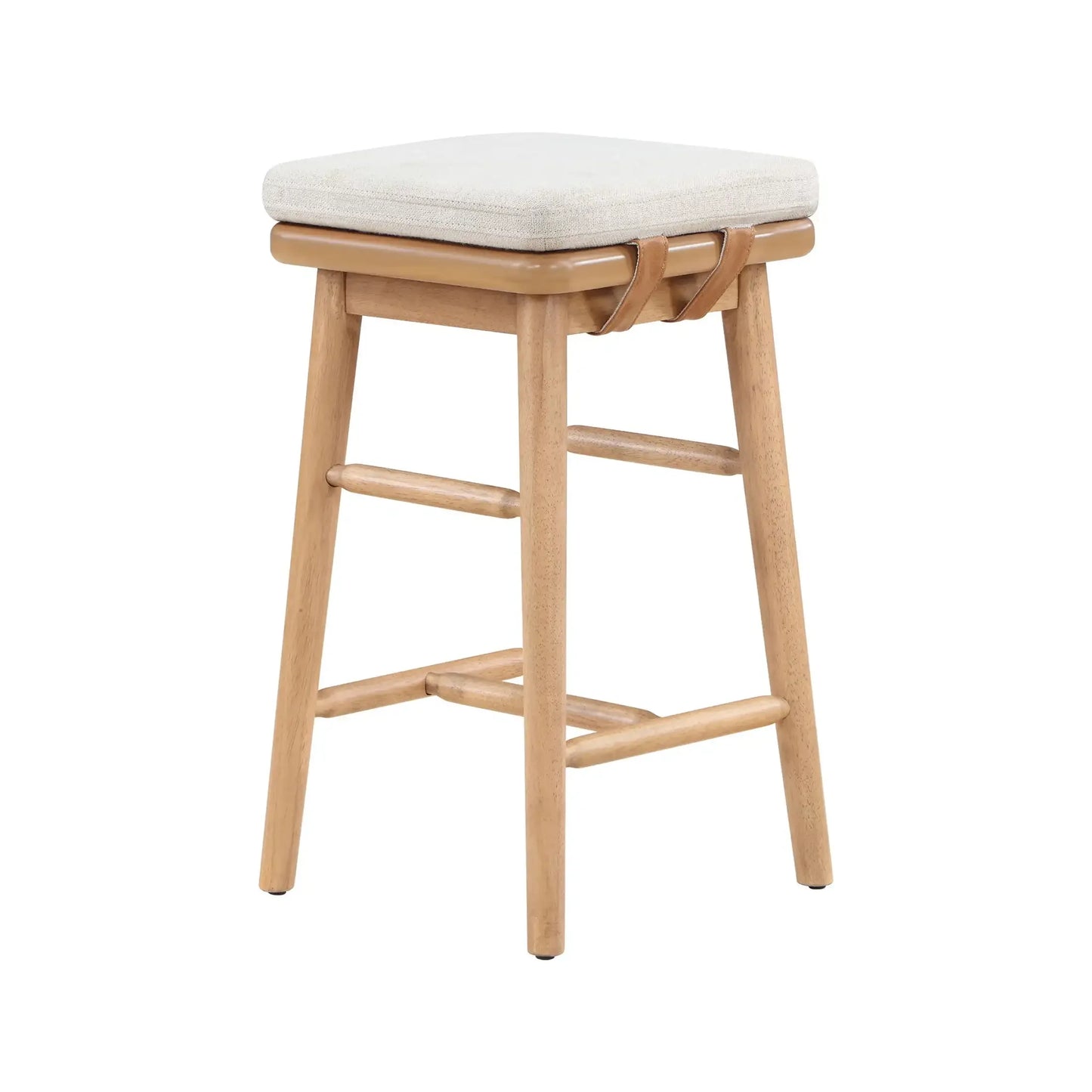 Springwood Barstool Set of 2 Counter Height Rubberwood Stools