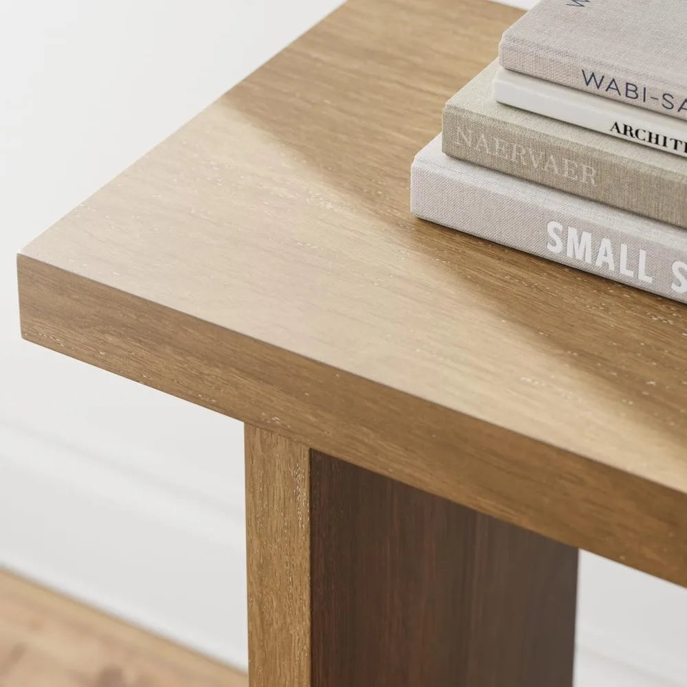 Virgo Wood Accent Storage Console Table for Entryway Living Room