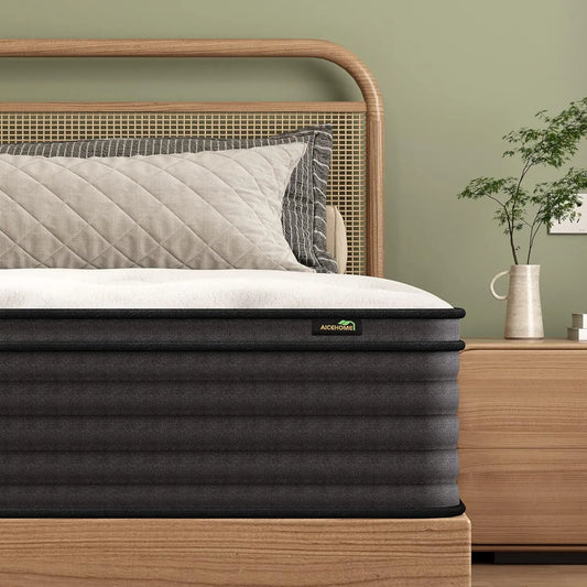 Ljustra Queen Mattress 12 Inch Pocket Springs Gel Memory Foam Hybrid