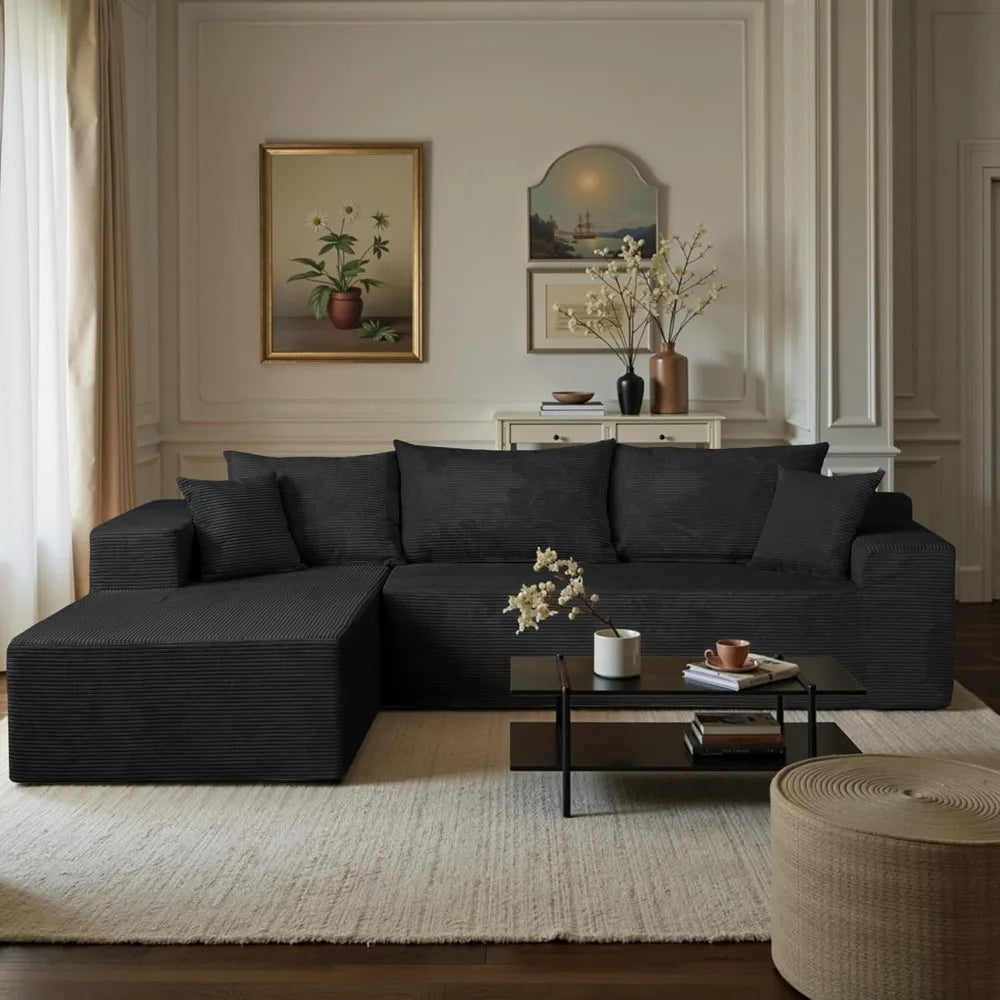 Ljustra Cloud Sectional Couch L-Shape Modern Modular Sofa
