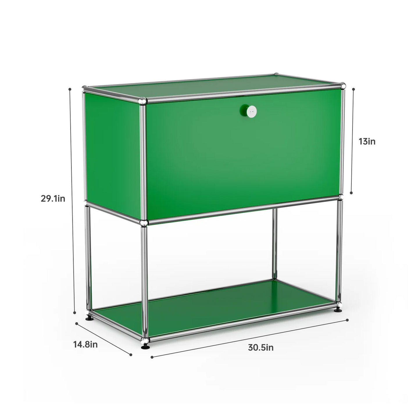 Modern Stainless Steel Storage Cabinet Organizer for Living Room Office