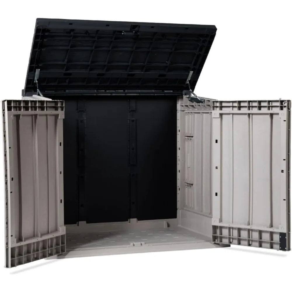 Ljustra Stora Way Outdoor XL Storage Shed for Trash Can Garden Tools