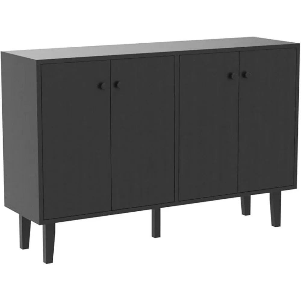 Ljustra Sideboard Buffet Cabinet 4 Door Kitchen Storage Console Table