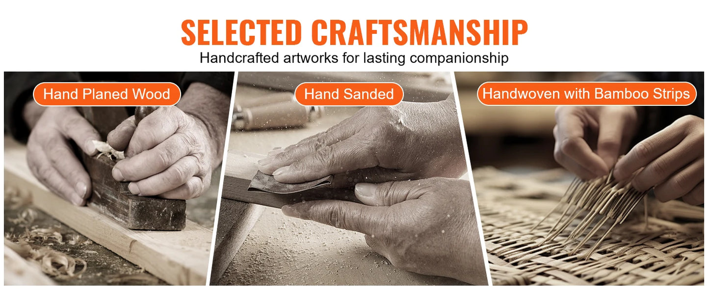 Ljustra 6 Panel Bamboo Room Divider Hand-Woven Folding Privacy Screen