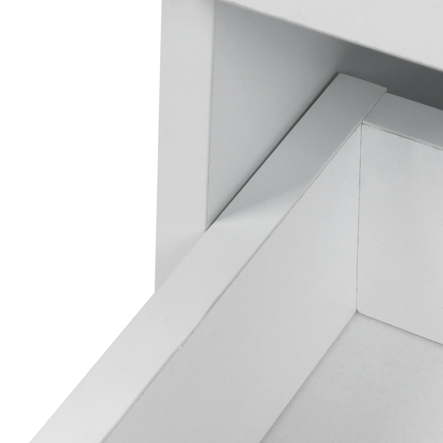 Modern Bedroom Nightstand with 2 Drawers Minimalist Bedside Table