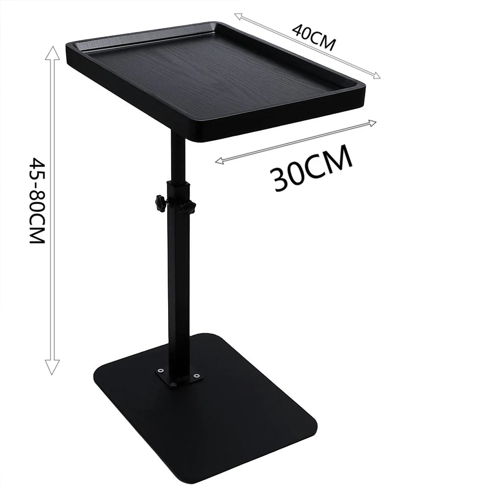 Adjustable Laptop Desk Rolling Cart Overbed Bedside Table 360° Rotatable