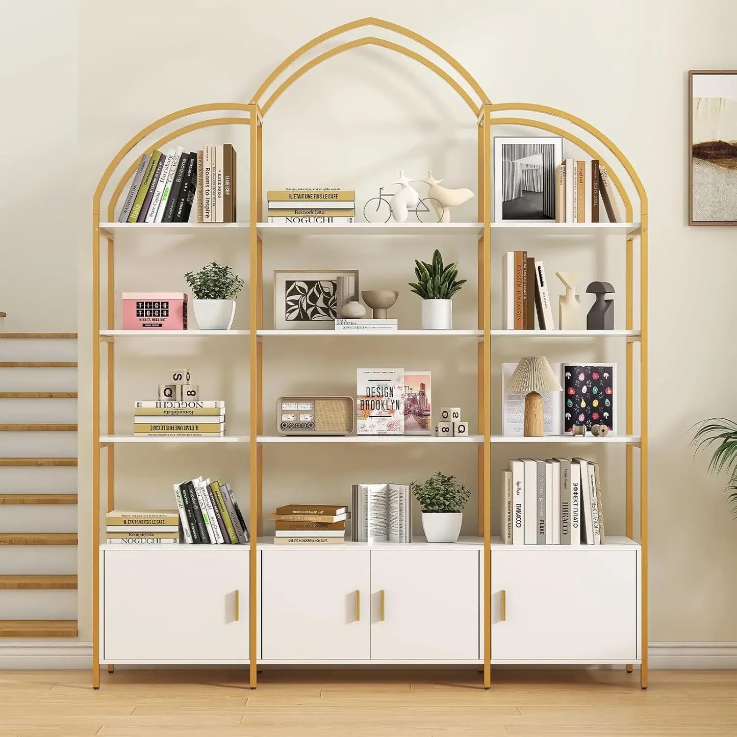 Large Open Bookshelf Etagere Bookcase Display Shelf Home Office