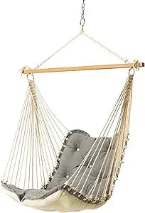 Luxe Indigo Sunbrella Tufted Single Swing Indoor Outdoor 300 LB Capacity