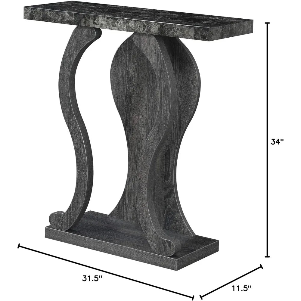 Newport Terry B Console Table Modern Entryway Storage Sofa Table