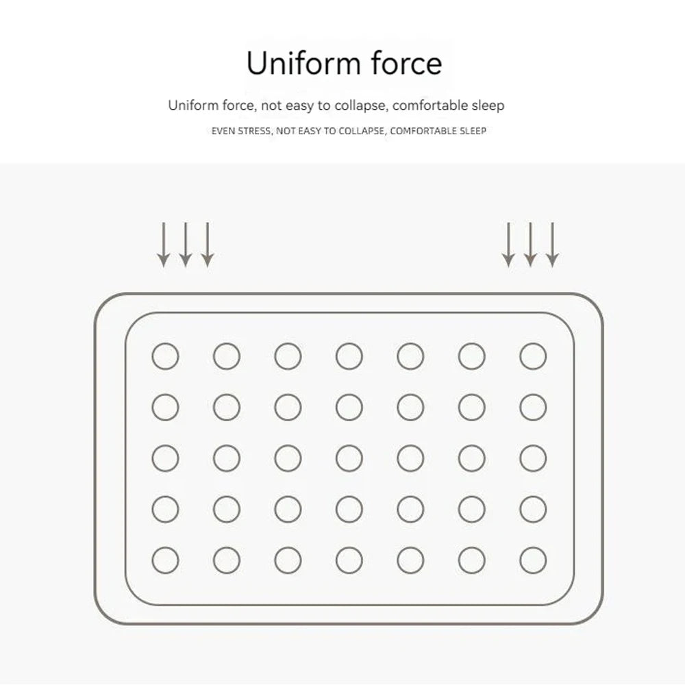 Ljustra 2 Person Inflatable Mattress Camping Air Bed 48cm High