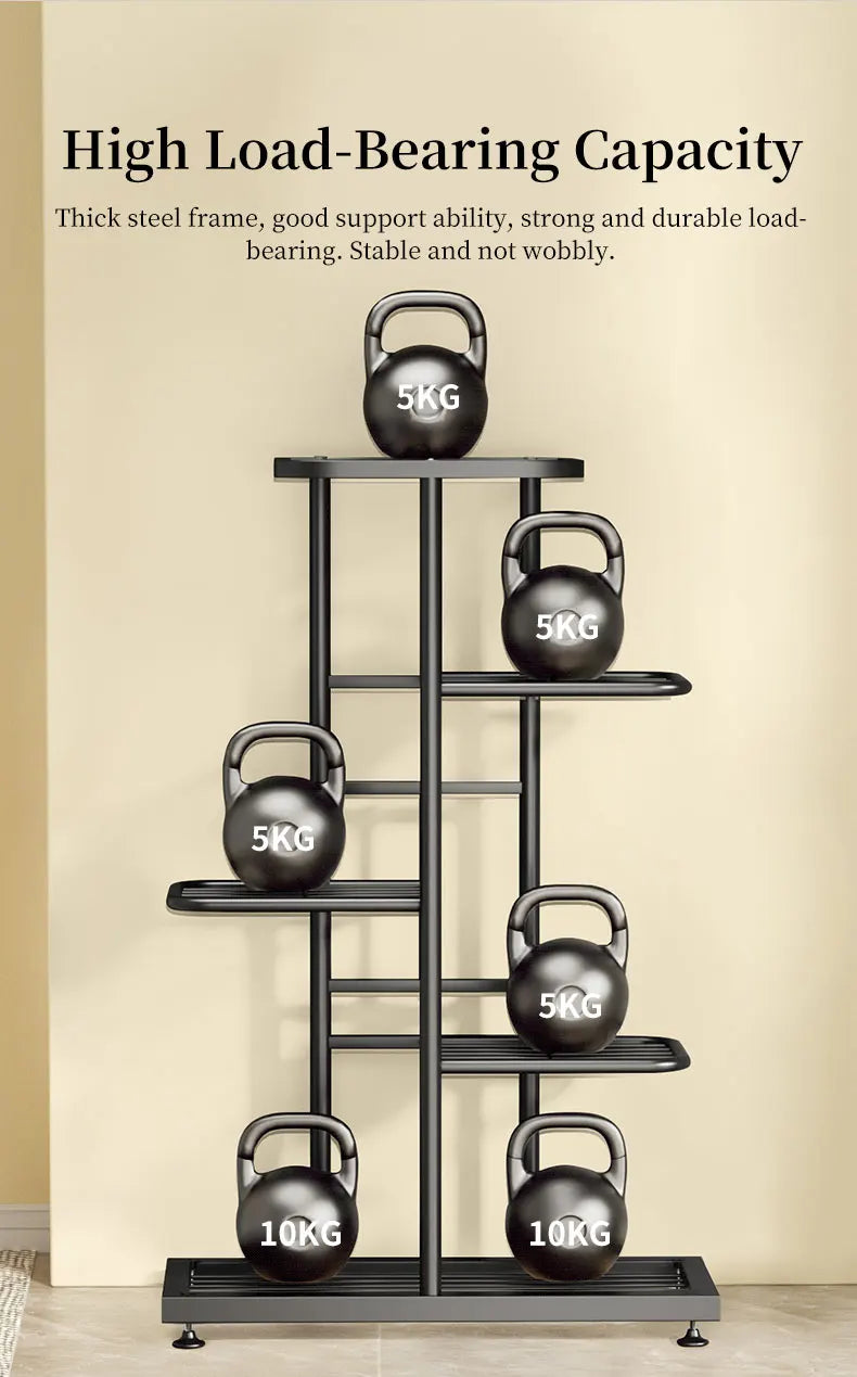 Ljustra Plant Shelves Iron Potted Flower Stand Indoor Outdoor Organizer