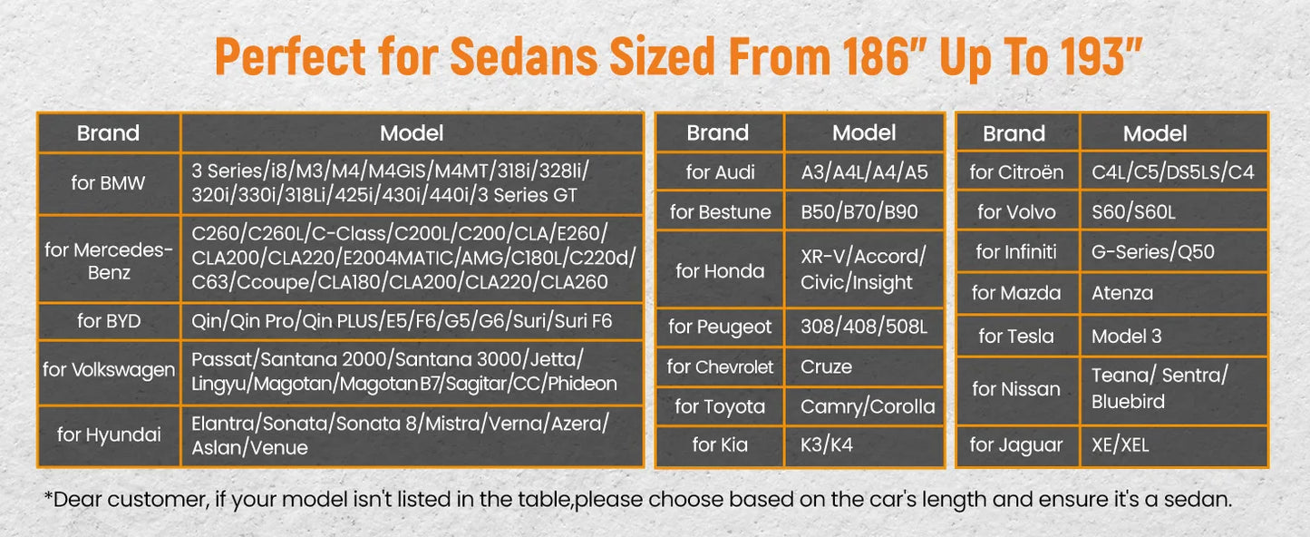 White Full Car Cover Waterproof Dustproof Outdoor Indoor Sedan Accessories