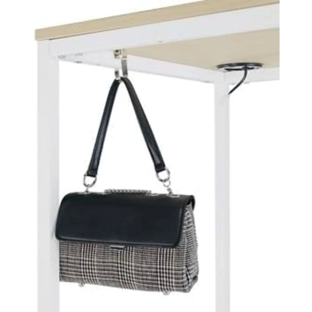 Brite Table Desk 48" Computer Desk with Maple Top and Steel Frame