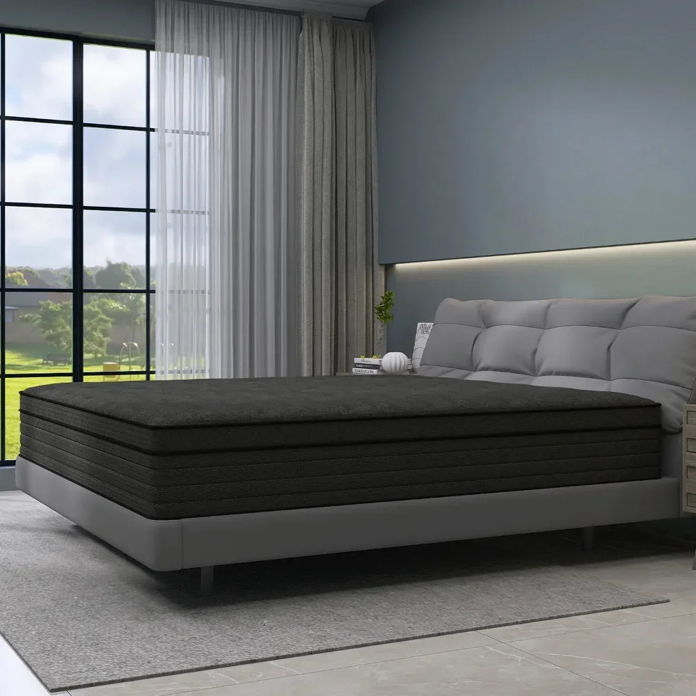 Ljustra 14 Inch Twin Hybrid Mattress Medium Firm Comfort Sleep