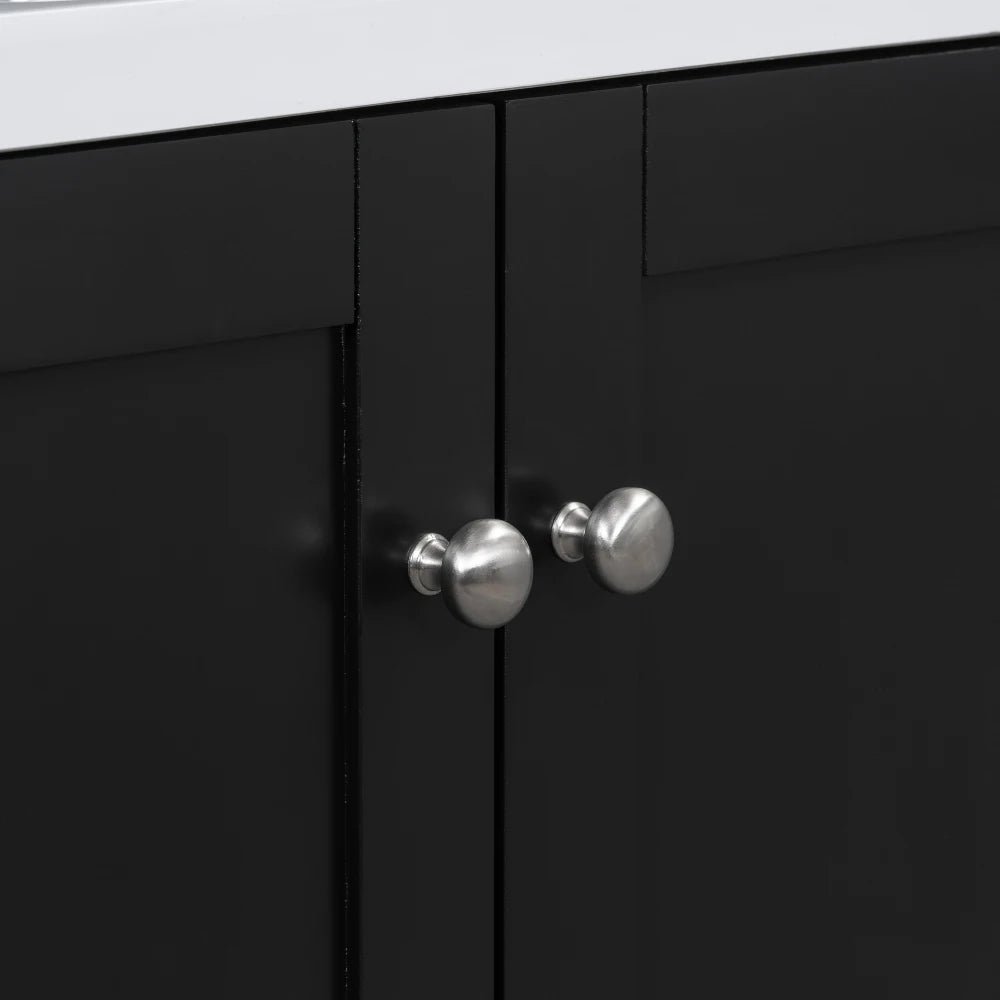 36 Inch Modern Bathroom Vanity with USB Charging and Ample Storage