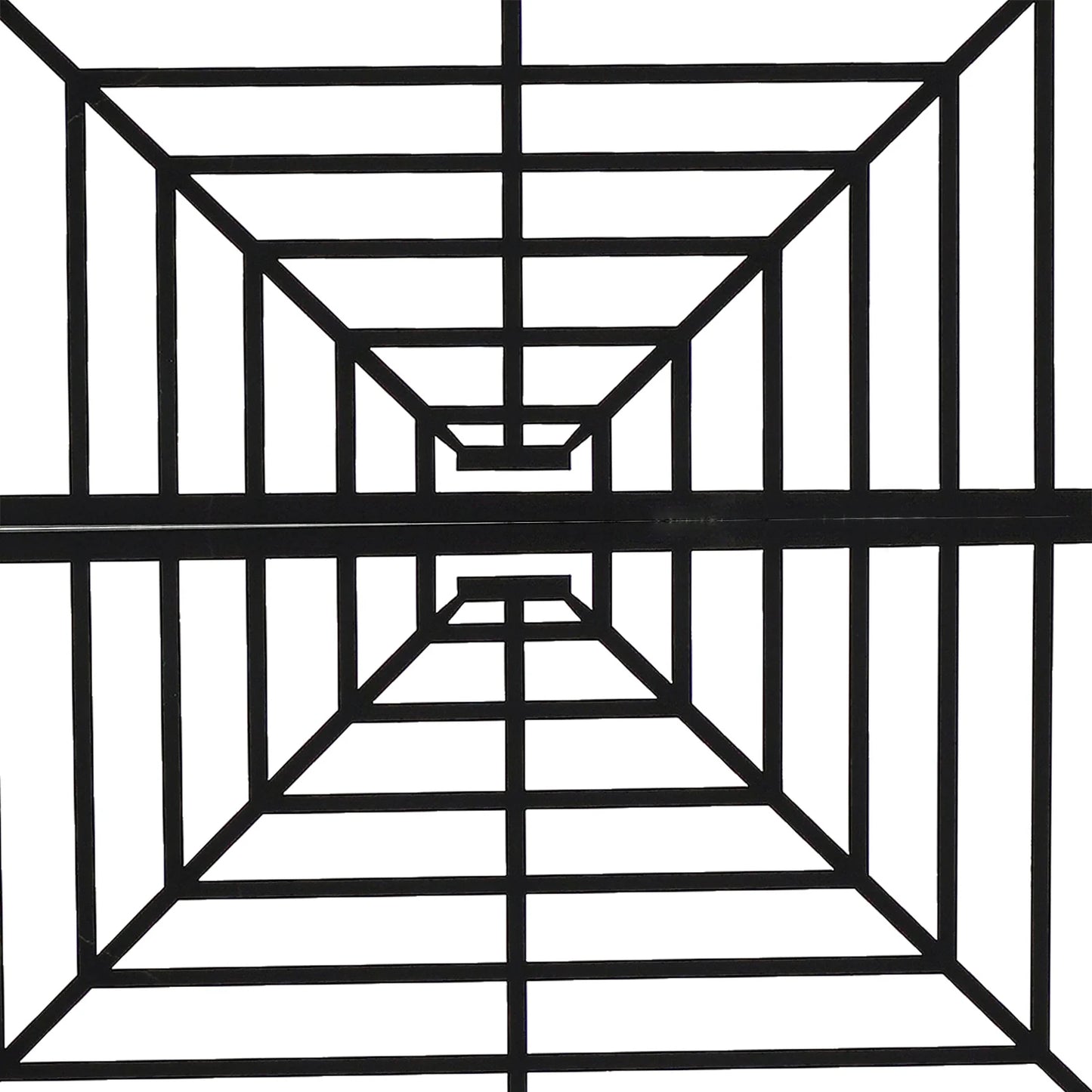 Outdoor Privacy Screen 3.72x5.94ft Steel Fence Elegant Design