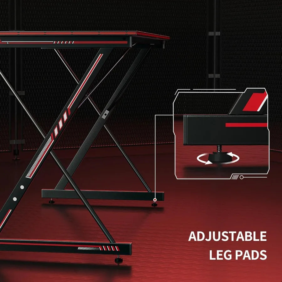 Gaming Desk 32 Inch PC Computer Desk Home Office Table Gamer Workstation