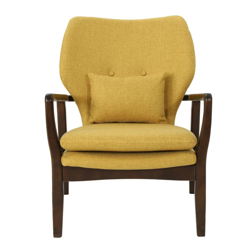 Ljustra Fabric Club Chair Mid Century Modern Living Room Furniture
