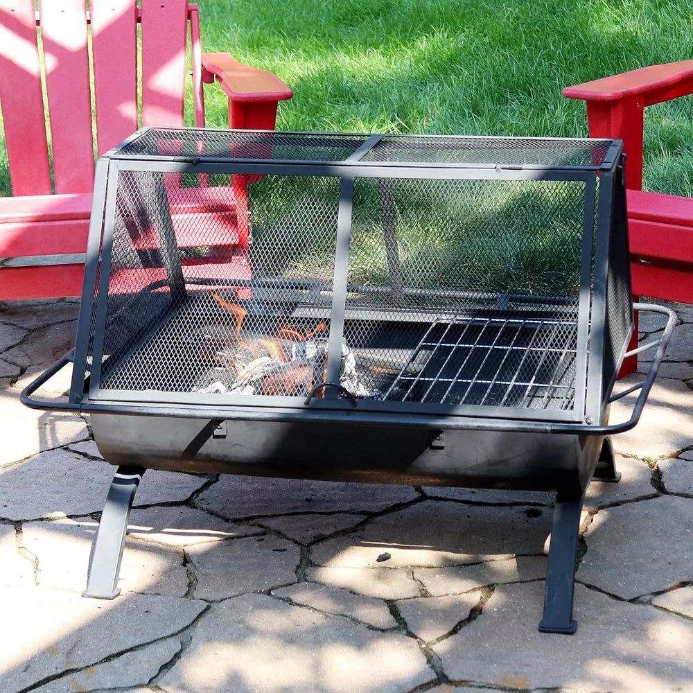 36 Inch Northland Steel Outdoor Fire Pit BBQ Grill Portable Patio Heater