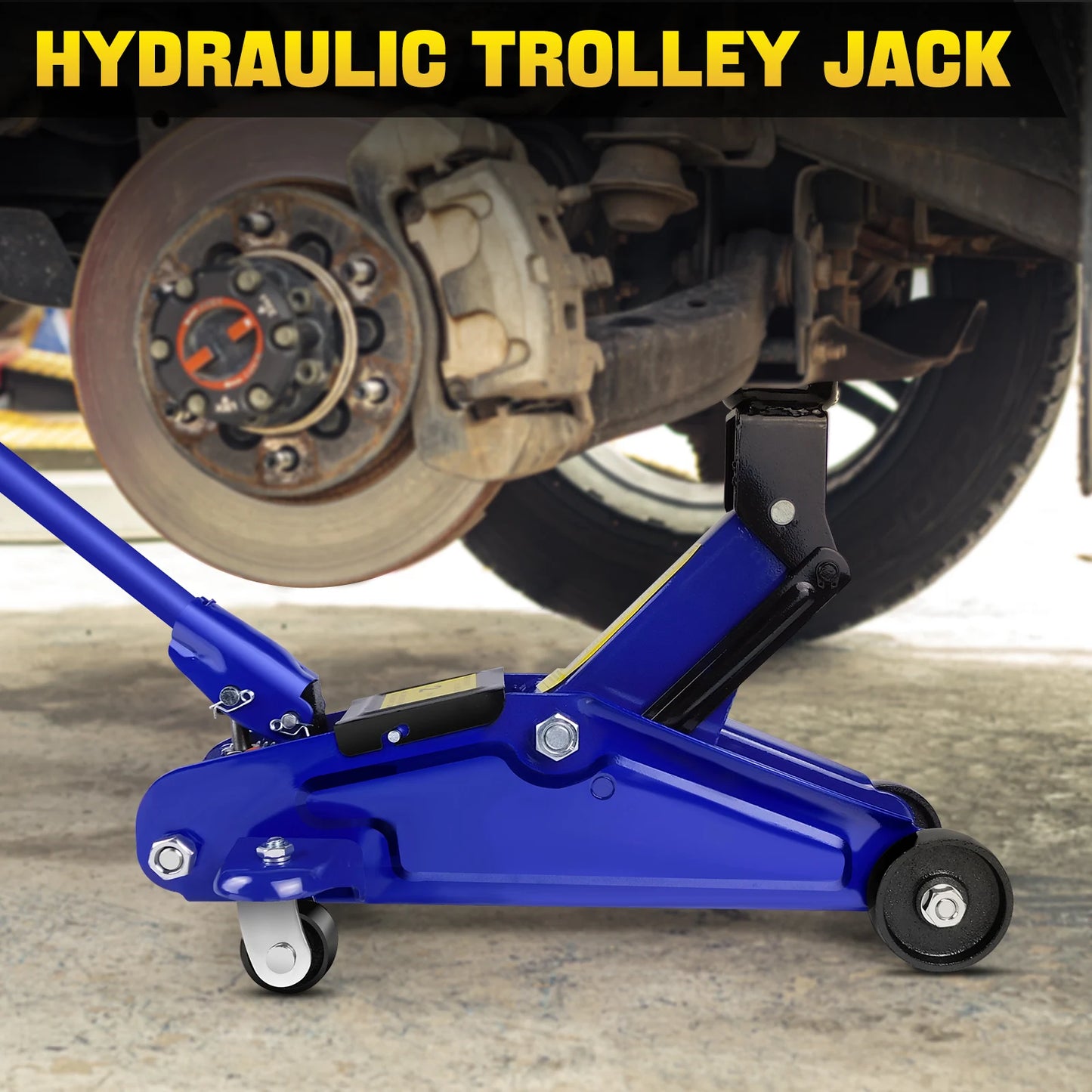 Ljustra 2 Ton Hydraulic Trolley Floor Jack Portable Car Lift Heavy Duty