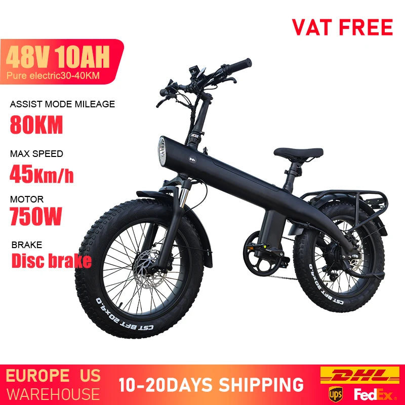 HX Q3 2000W Electric Bike 48V 20AH Off-Road Adult E-Bike 20 Inch