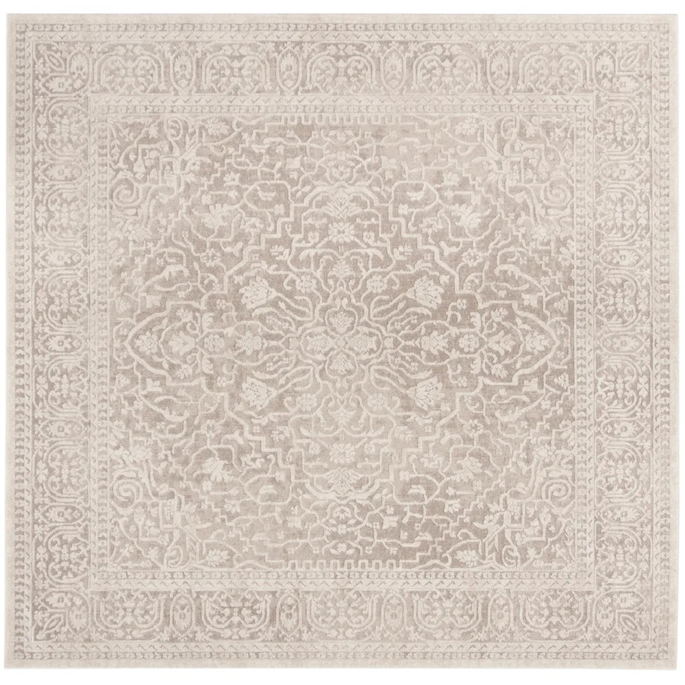 Traditional Area Rug Etched Design Stain Resistant Durable Vintage Style