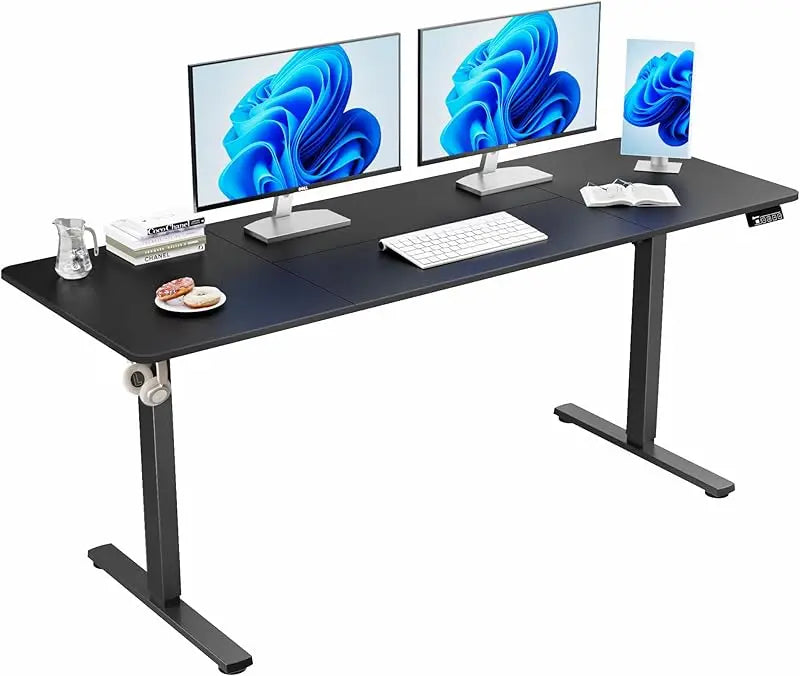 Electric Standing Desk 67 Inch Height Adjustable Sit Stand Home Office