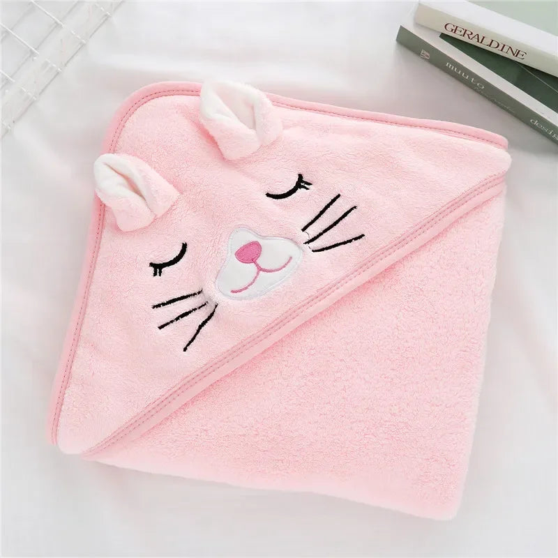 Ljustra Toddler Hooded Towel Soft Bathrobe for Newborns and Kids