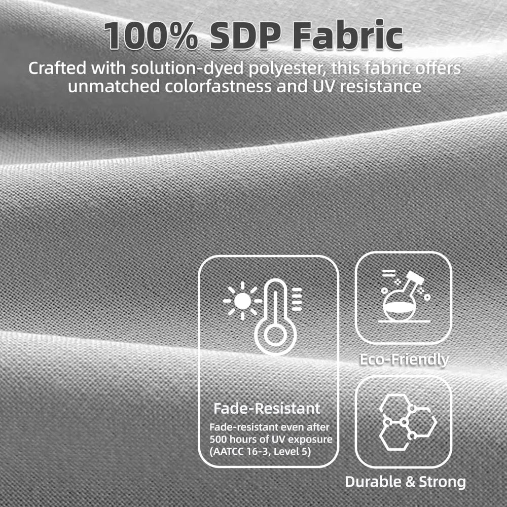 Aluminum High Back Outdoor Sectional Sofa 4 Piece Patio Furniture Set