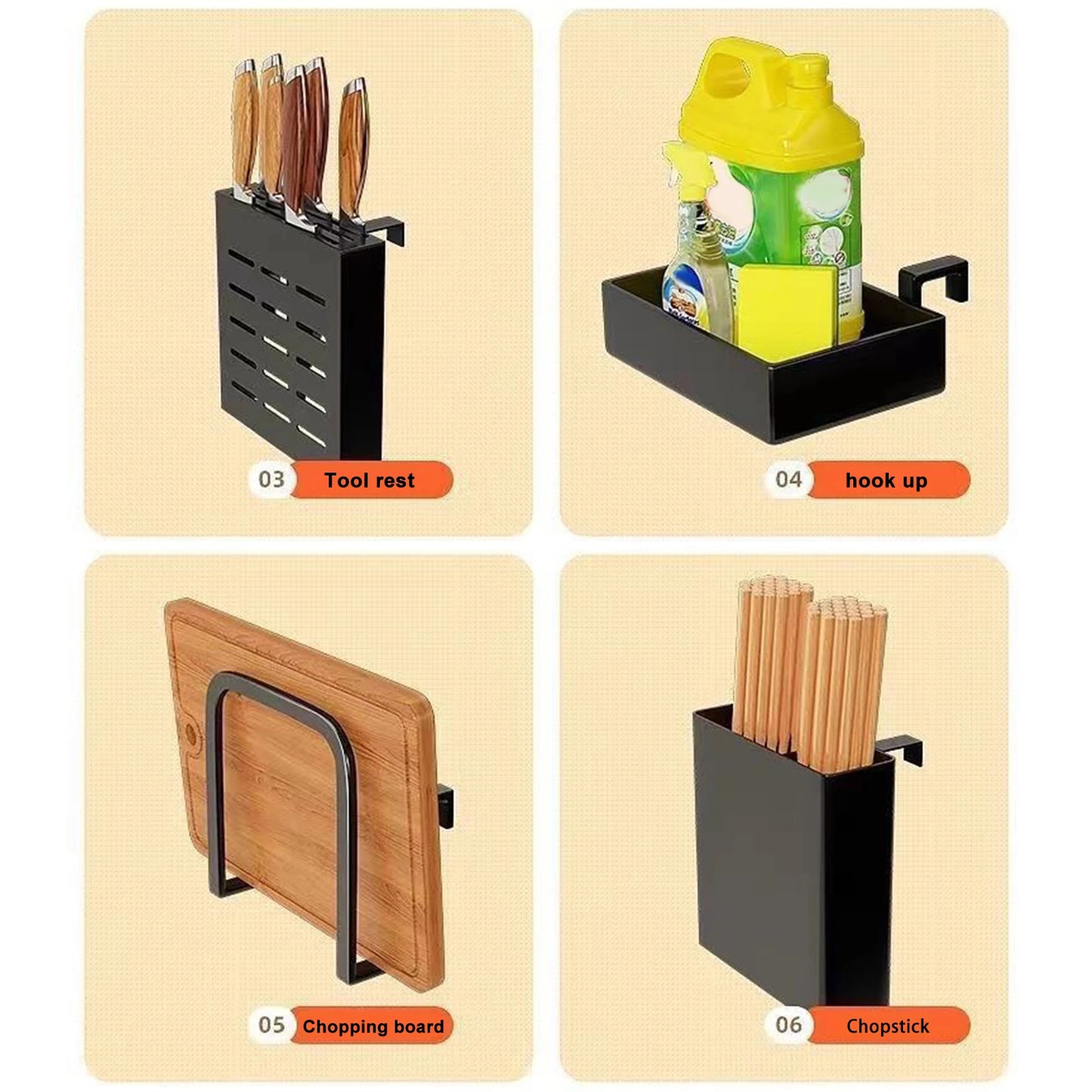 2 Tier Kitchen Storage Shelf Over Sink Adjustable Dish Drying Rack