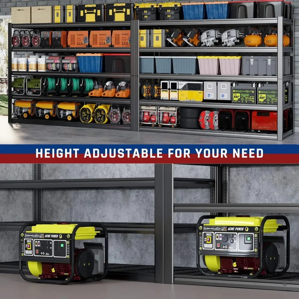 Heavy-Duty 67 Inch 5-Tier Garage Shelving Unit 3500 LBS Capacity