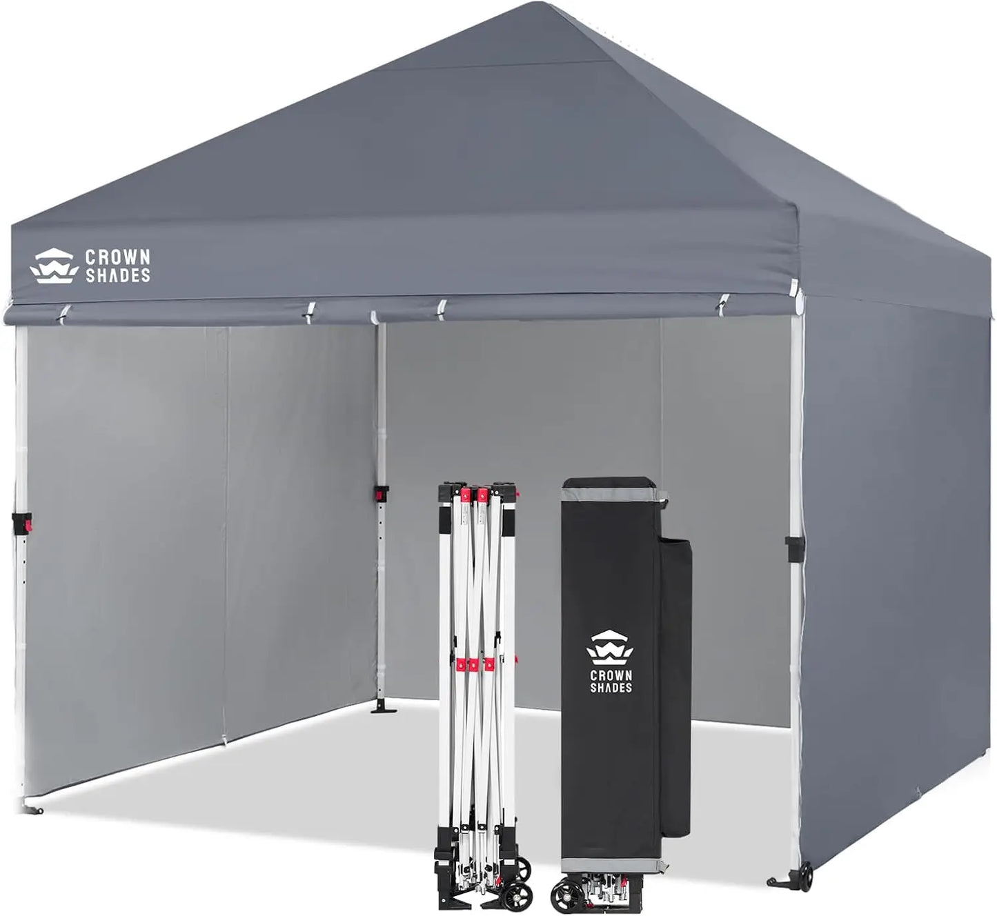 10x10 Instant Canopy Pop Up Tent with 4 Sidewalls for Outdoor Events