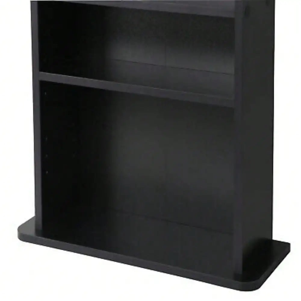 Media Storage Cabinet Organizer for DVDs Games Movies Adjustable Shelves